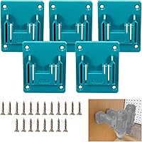 Vista 7 de Soporte de montaje para taladro compatible con taladros Black+Decker 20V Max de iones de litio, herramientas de ABS resistentes para colgar