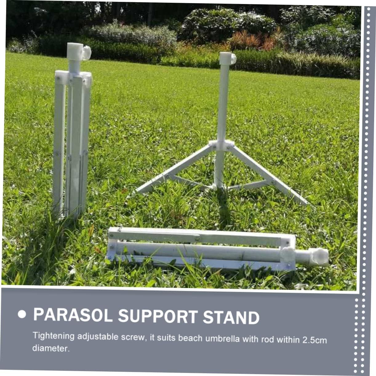 Yardwe Outdoor Umbrella Base Stand for Sunshade and Beach Umbrellas for Garden Patio and Fishing Essential Accessory for Stability