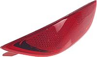 Vista 2 de Evan-Fischer - Reflector de parachoques trasero compatible con Hyundai Accent Sedan 2012-2017, CAPA, lado del conductor