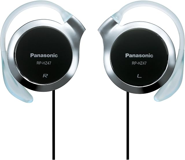 Panasonic RP-HZ47-K Black Ear-Clip Headphones 9.9mm Ultra Slim RPHZ47 GEN