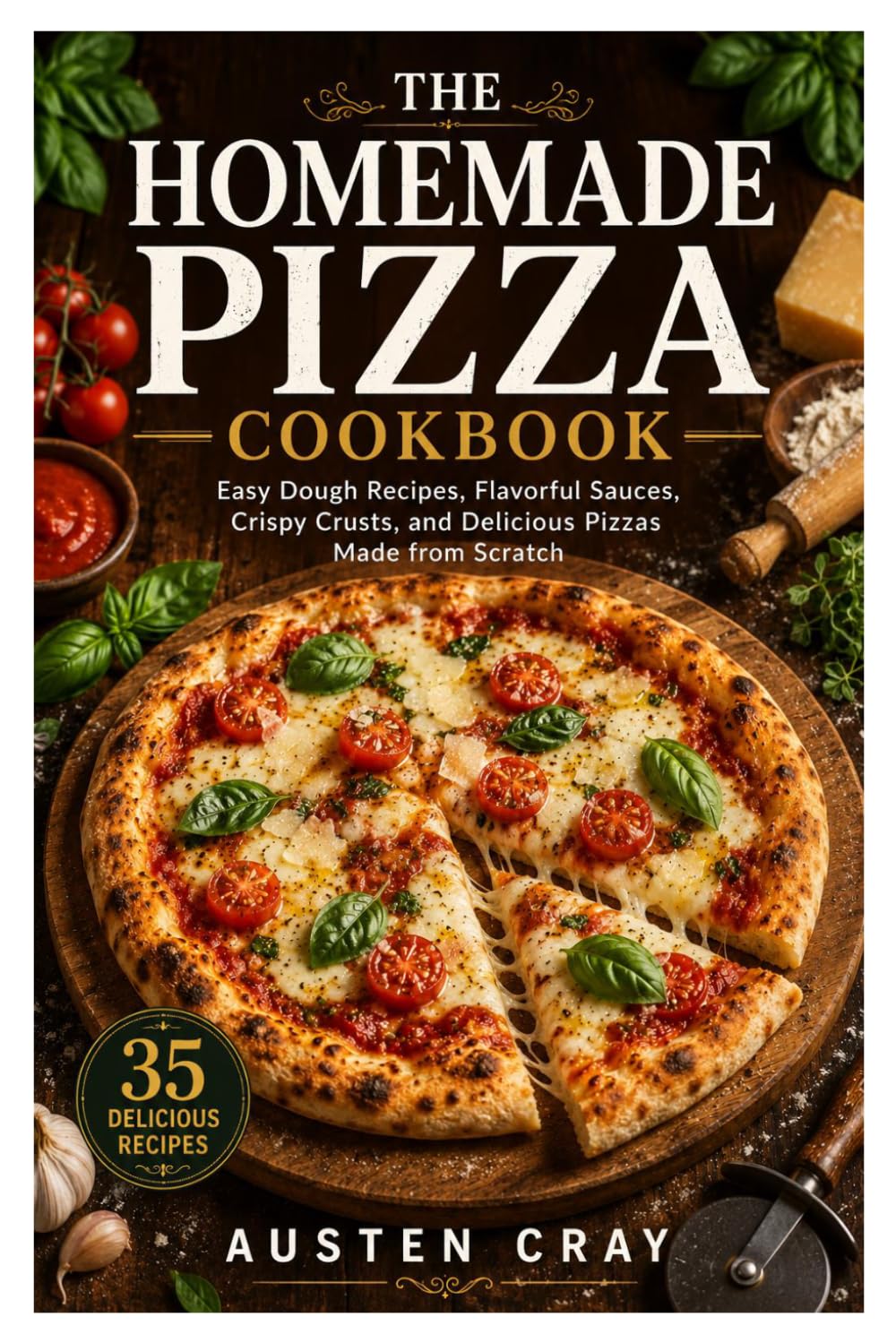 The Homemade Pizza Cookbook: Easy Dough Recipes, Flavorful Sauces, Crispy Crusts, and Delicious Pizzas Made from Scratch
