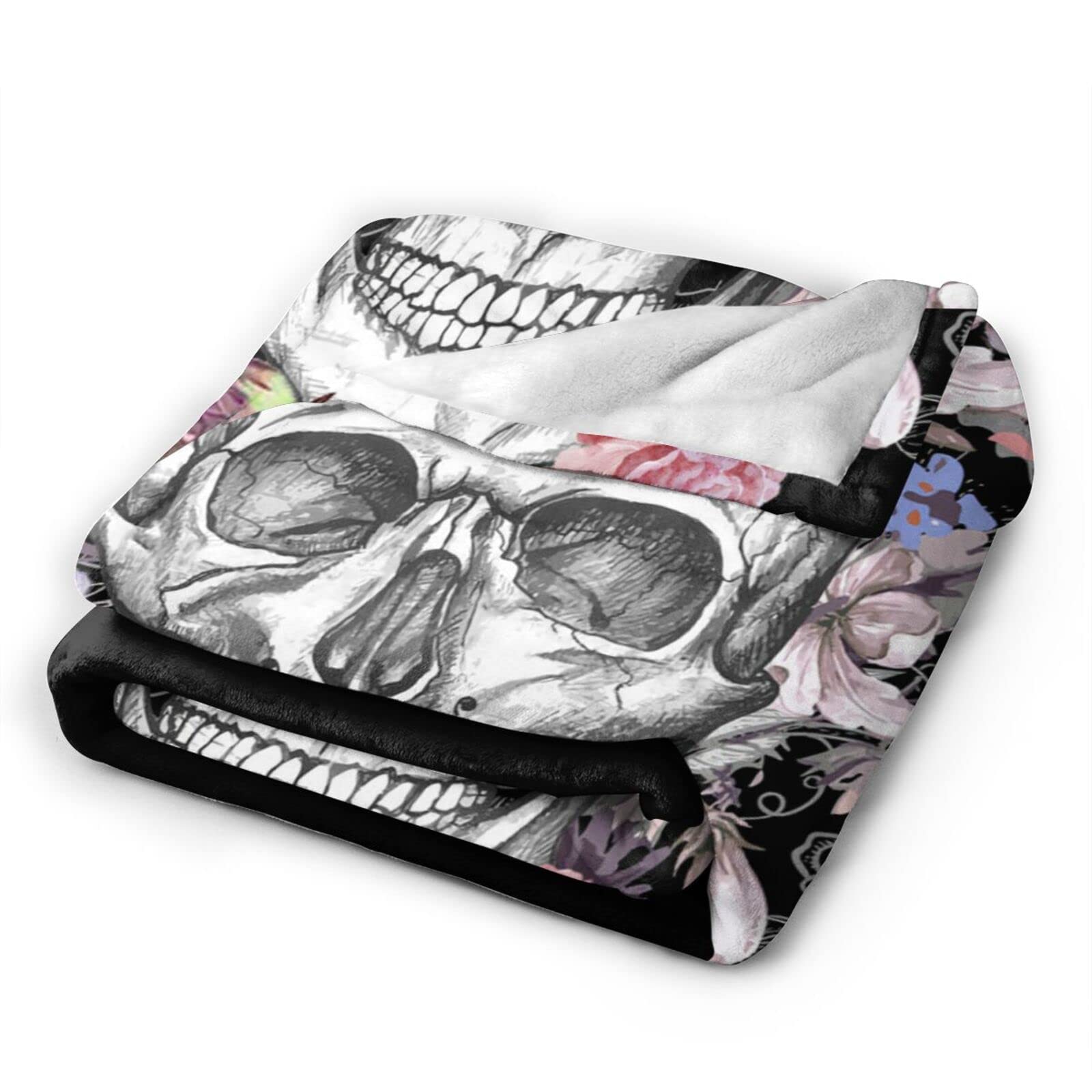 Western Fleecedecke Mit Kuh-Totenkopf – Boho Design, Weich & Für Alle Jahreszeiten