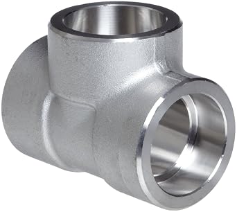316/316L Forged Stainless Steel Pipe Fitting, Tee, Socket Weld, Class 3000, 1/2" Female
