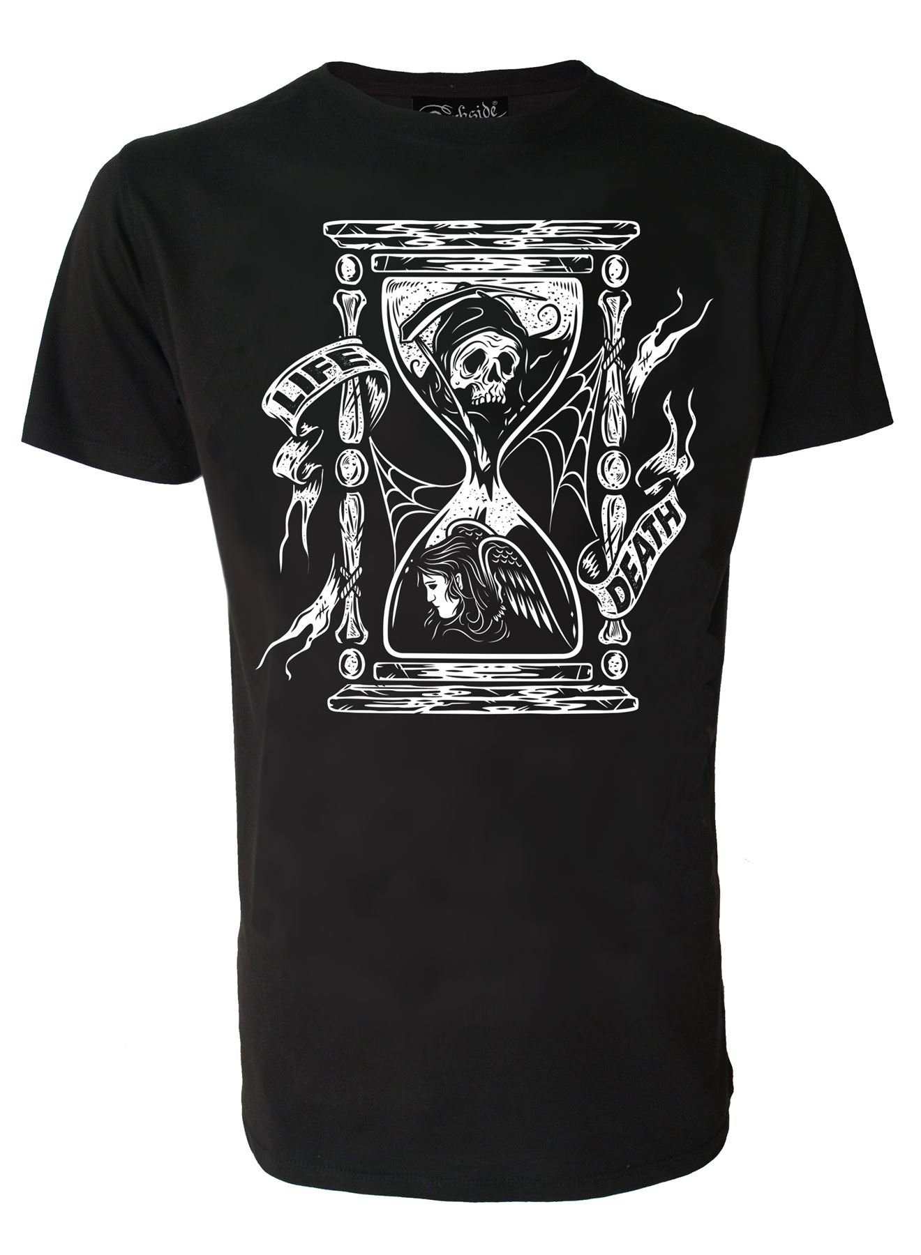 Sand Timer Life and Death Genuine Darkside Mens T Shirt XX Large