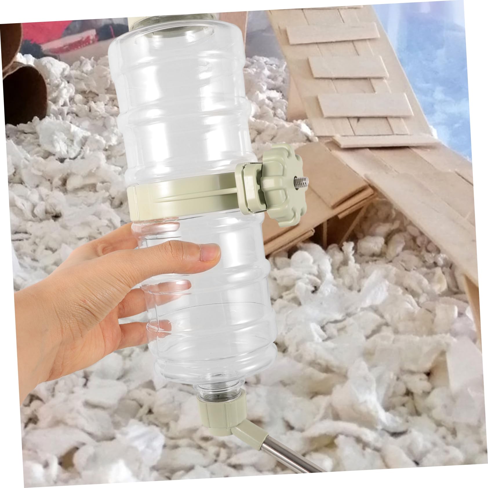 BESPORTBLE 3piezas Botella De Agua para Automática Bebedero Colgante para y Gatos Dispensador De Agua para Jaulas De Animales Verde