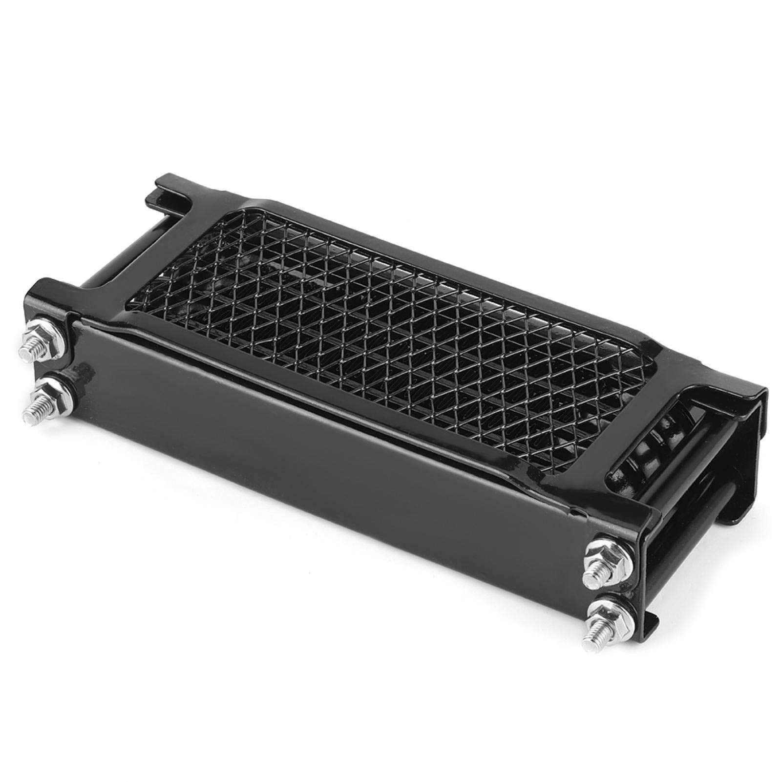 Radiador de motocicleta, enfriador de aceite del motor con kit de piezas de montaje apto para moto de 4 ruedas todoterreno ATV de 100 a 250 cc