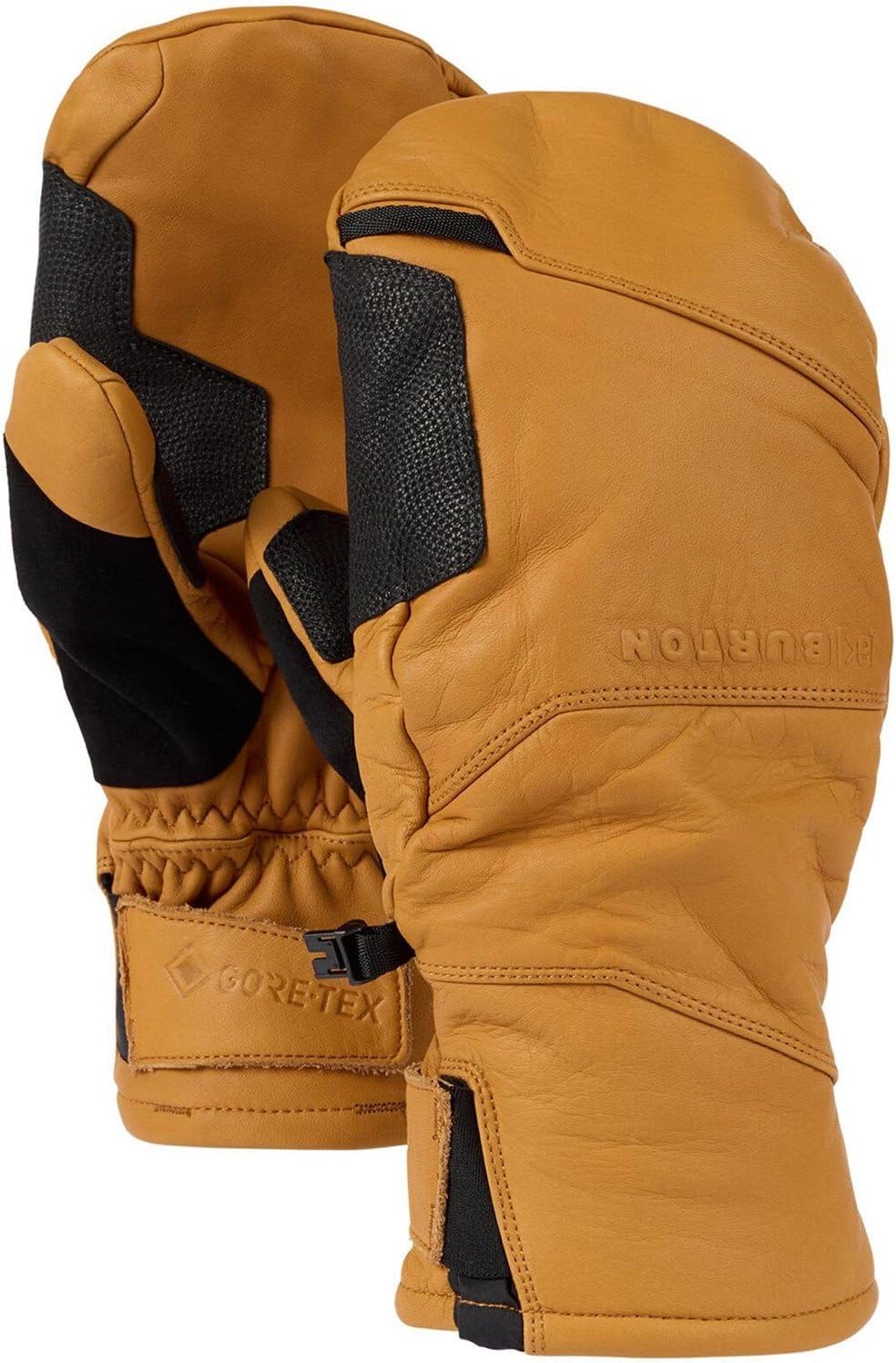 AK GORE-TEX Clutch Leather Mitten - Men's, Honey, L