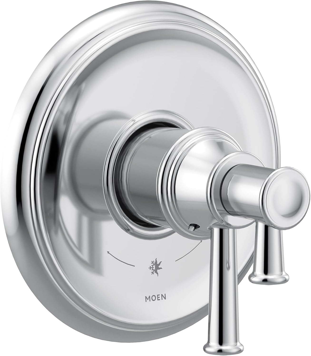 Moen Belfield Brushed Nickel M-CORE 4-Series Thermostatic Valve Trim, Valve Required, UT4311BN