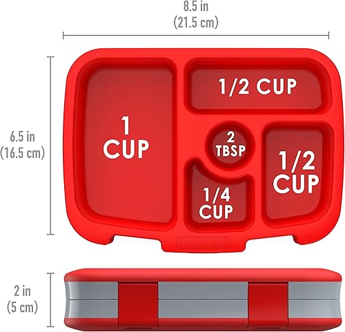 Miniatura 4 de Bentgo Kids Prints - Juego de fiambreras para niños con 5 compartimentos estilo Bento, con utensilios de plástico reutilizables (camiones)
