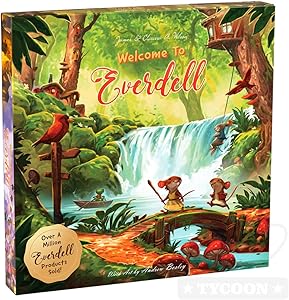 Welcome to Everdell – Easy Worker Placement & Tableau Building Game for Kids & Families, 2–4 Players, Age 6+, Cozy Fantasy Board Game