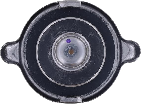 MotoRad Metal Radiator Cap, Black, 7 PSI, 4 Ear Design, for Open or Closed System (10228)