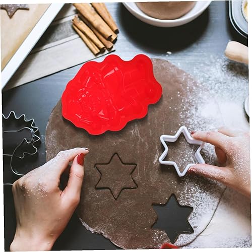 Miniatura 5 de Molde de silicona para hornear, molde de chocolate de Navidad, moldes de silicona para hornear, molde de pastel de Papá Noel, molde de jabón de