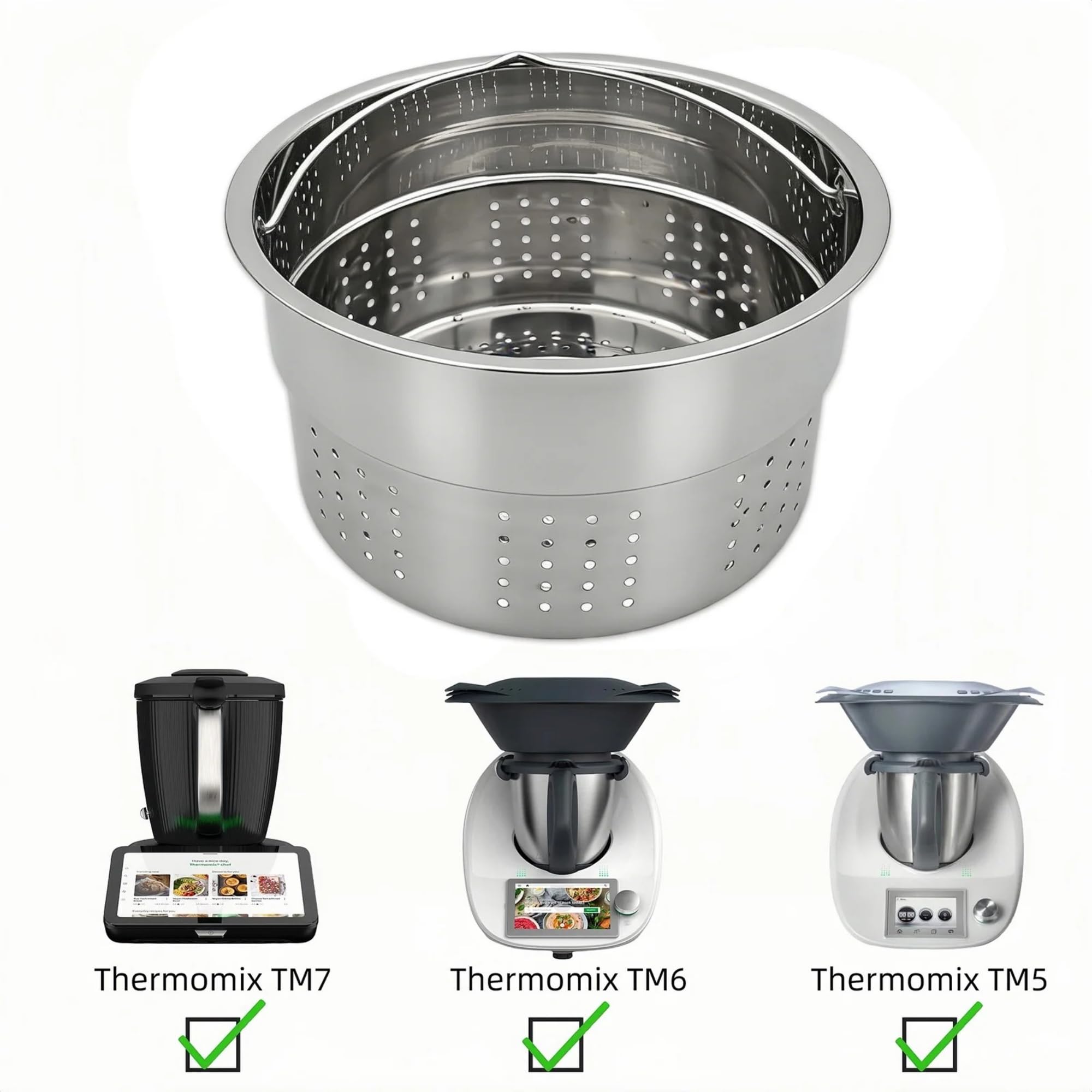 Ensemble De Grilles À Vapeur En Acier Inoxydable Panier De Vapeur Ensemble De Grilles À Vapeur En Acier Inoxydable Panier De Vapeur