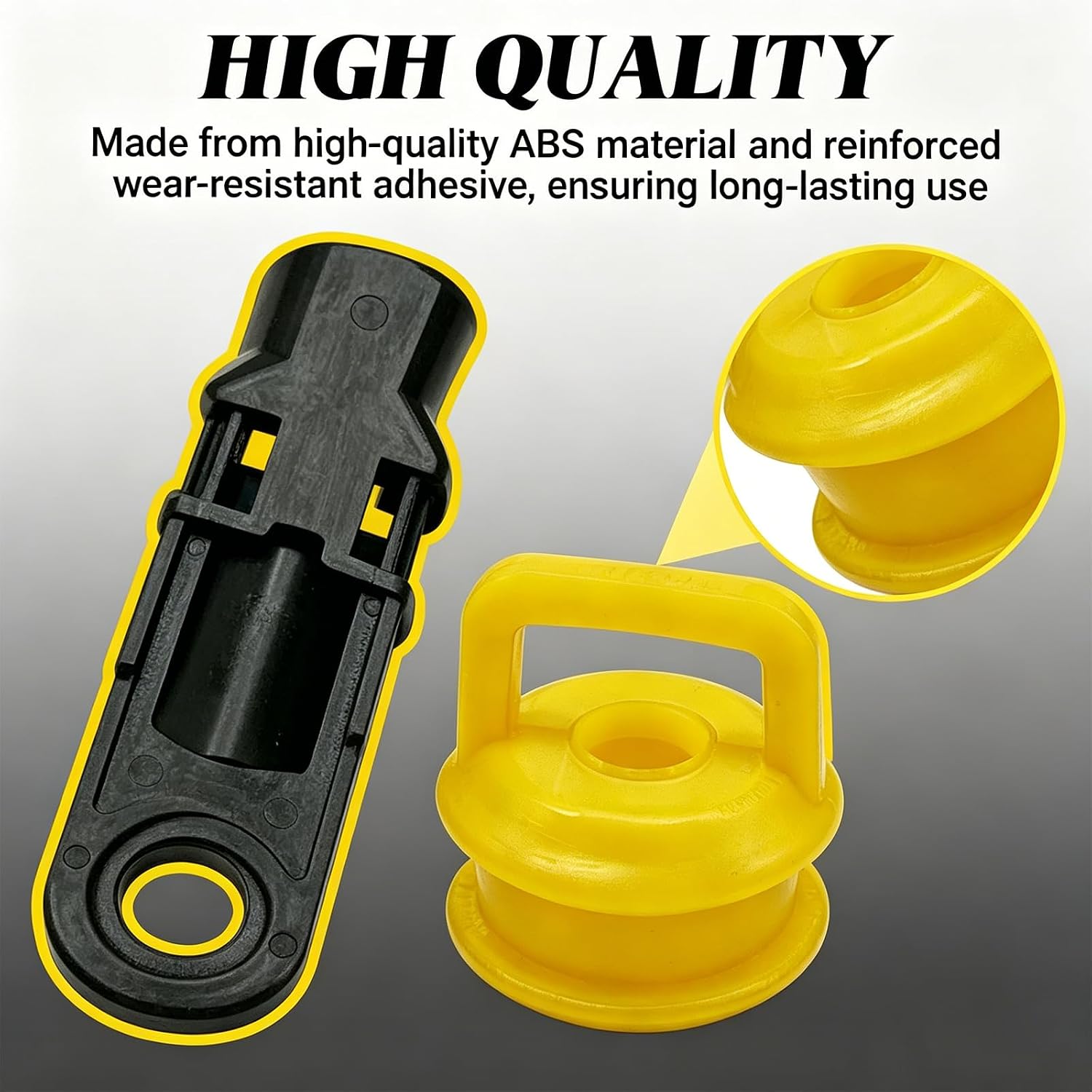 5PCS Transmission Shifter Linkage Cable Bushing Repair Kit 14104 15276979 52855956AG, Compatible with Chevy Silverado 1500 2500 3500 4.3L 5.3L 6.0L 6.2L 6.6L Buick Cadilac GMc JP RAM Dodge