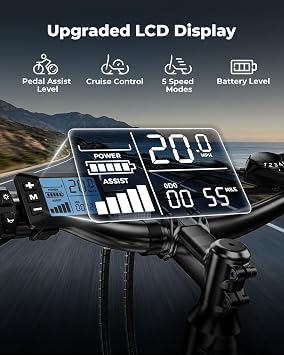 Electric Bike for Adults, 1500W Peak Motor 26 tire Ebike