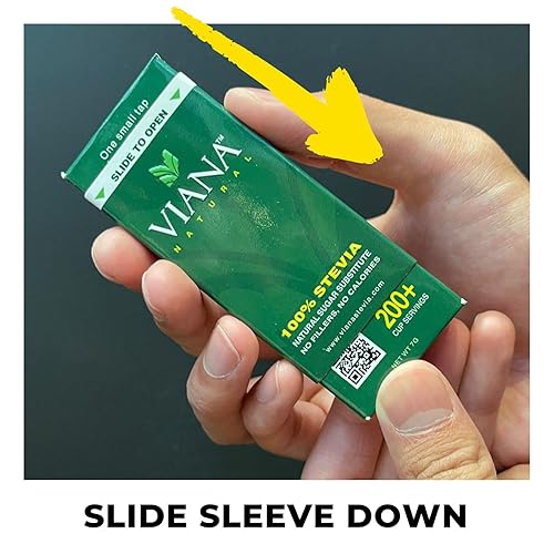 Miniatura 4 de VIANA STEVIA - Extracto de estevia granular 100% puro garantizado Rebaudiósido-A (Reb-A) 97%, sin rellenos, paquete de tamaño de bolsillo, ayuda