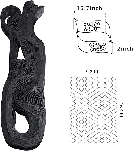 Miniatura 2 de Sfcddtlg Juego de 2 rejillas de tierra de grava de 9.8 x 16.4 pies, 160 pies cuadrados, expansión de 2 pulgadas de grosor, plegable, rejillas de