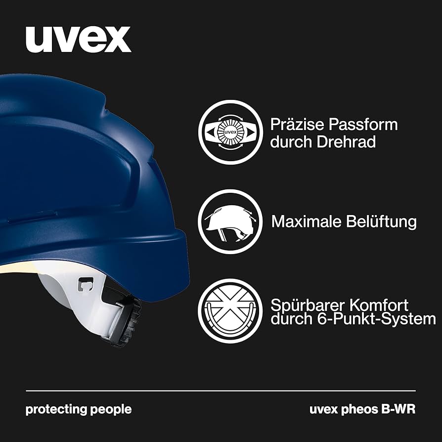 UVEX 9772031 Pheos B-S-WR Safety Helmet | Malaysia - View #6