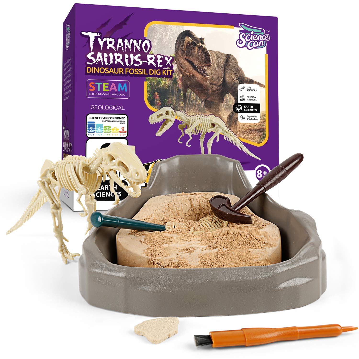 Buy Science Can Dinosaur Fossil Dig Kit for Kids, Discovery Dinosaur