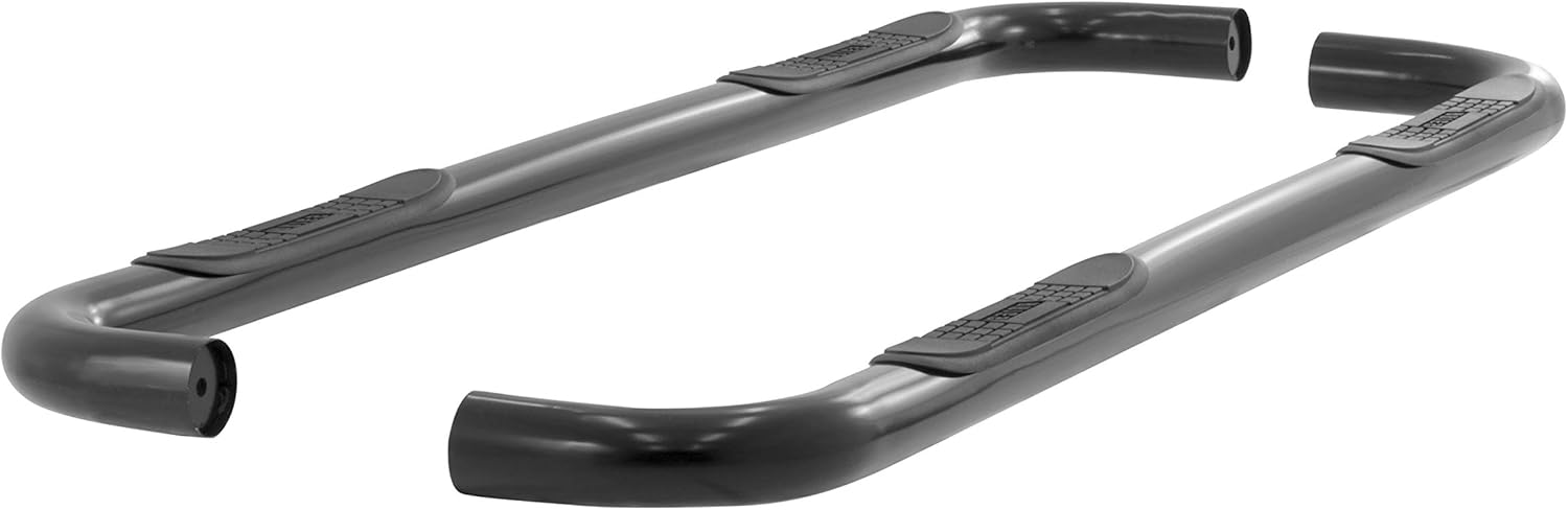 ARIES 204014 3-Inch Round Black Steel Nerf Bars, No-Drill, Fits Select Chevrolet Suburban