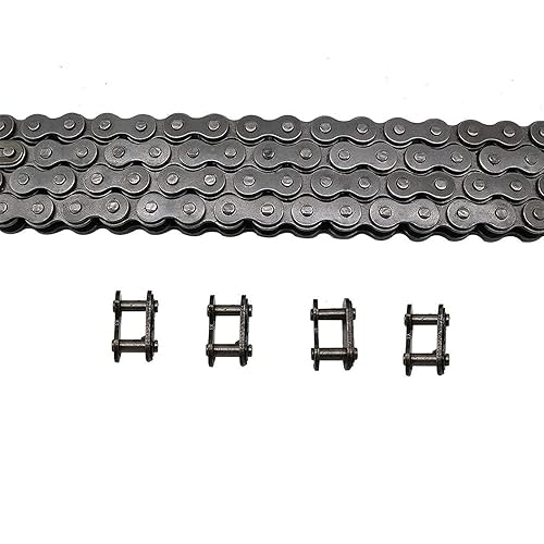 Miniatura 2 de Singlac Cadena 415H-110L Reemplazo negro para 49cc 60cc 66cc 80cc 2-Stroke Motor Motor Motor de Bicicleta Motorizada Bicicleta Heavy Duty Cadena