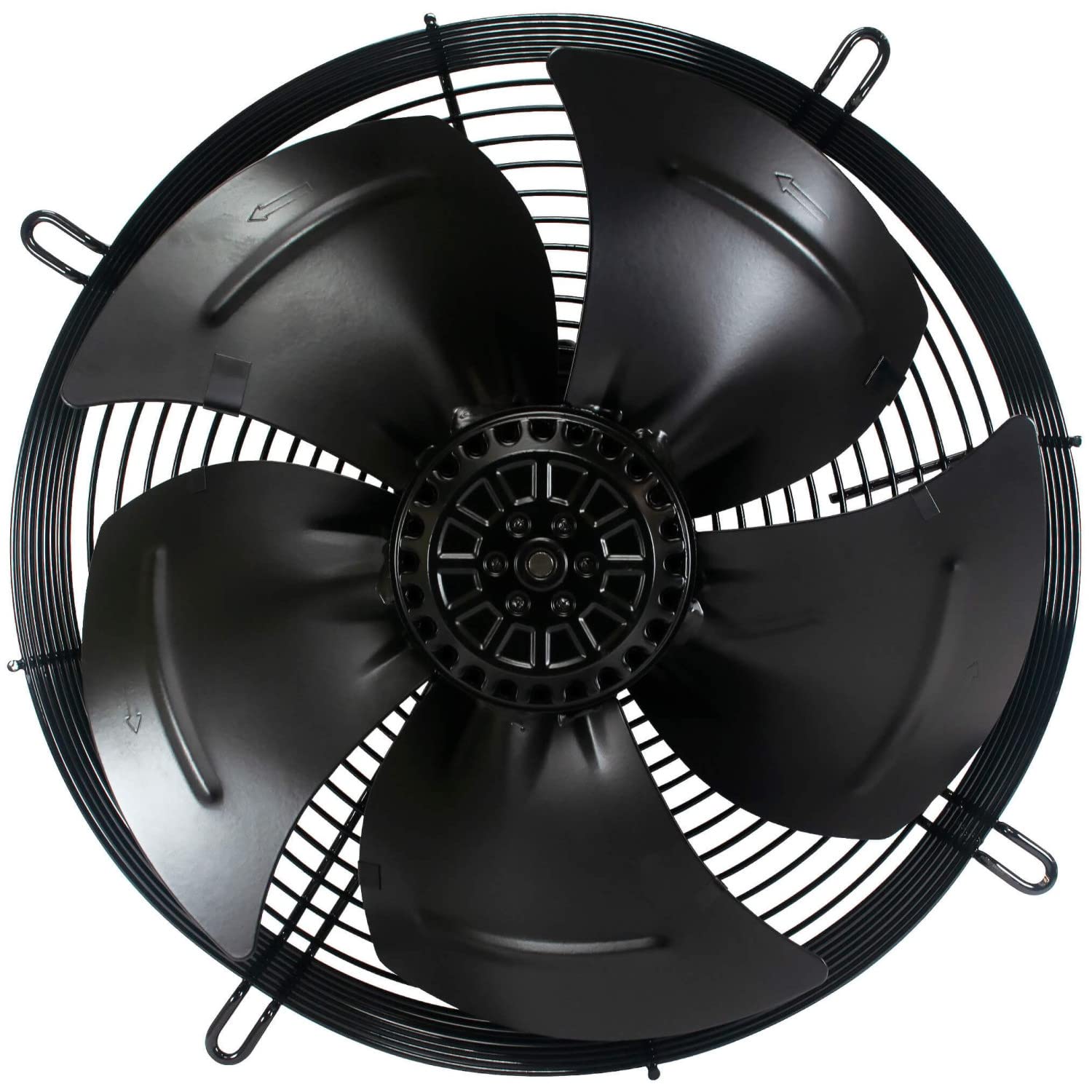 Appli Parts Axial Fan Motor Guard Mounted 7-7/8in (200mm) Fan Blade 220V/1Ph/50-60Hz 40W 1600rpm Universal replacement for Cold Room Evaporators and Condensing Units Work Temp -22F To 140F AXF-200