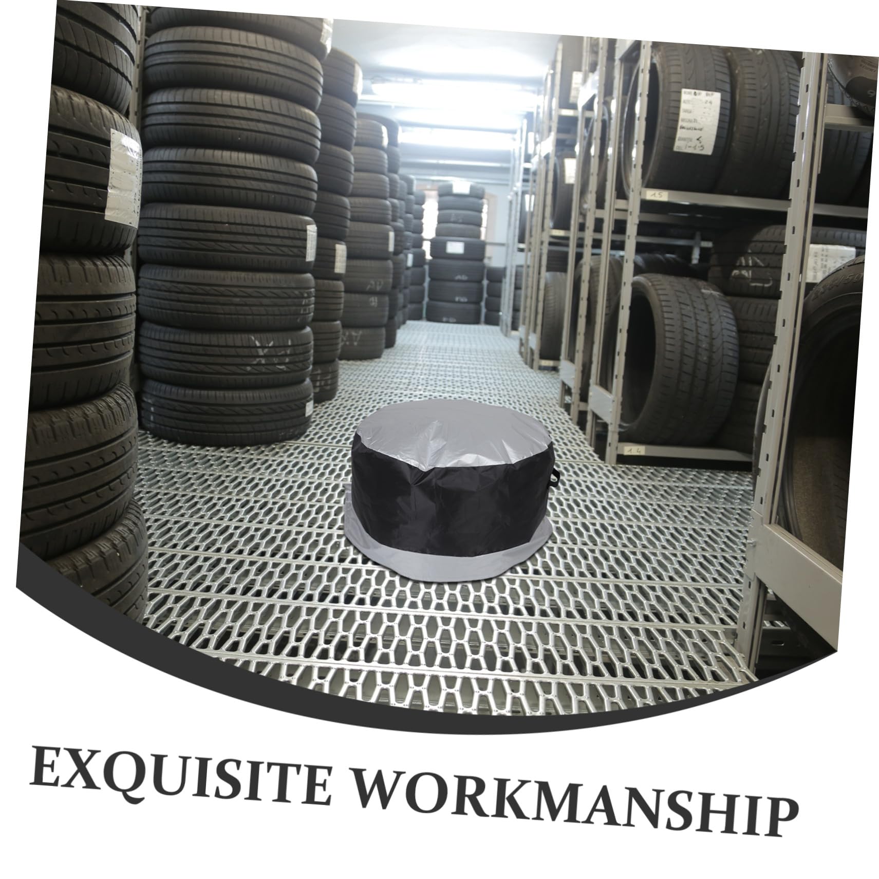 4 pièces Housse de Protection Pneu Secours Étanche Résistante UV Compatible SUV Voiture Camping-Car Protège Roue de Secours Facile à Installer