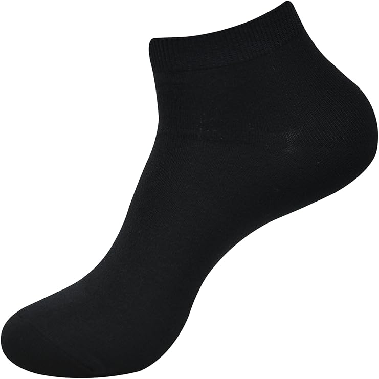 BALENZIA Men's basic,solid colour socks- Black, White, Dark Grey Pack of 3