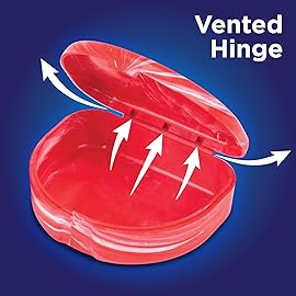 Practicon Marble Retainer Cases, Orthodontic Aligner Case, Mouth Guard Holder (3 Pack) (Patriot)