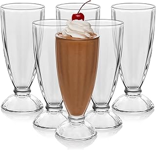 Libbey Fountain Shoppe Milkshake Glasses