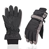 XTACER Kids Ski Snow Gloves Snowboard Winter Warm Cold Weather Gloves for Boys Girls Children