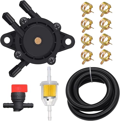 Tnisesm Bomba de combustible 691034 692313 con filtro de combustible para 808656 491922 Kohler 24 393 04-S 24 393 16-S Honda 16700-Z0J-003 J D