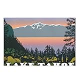 CafePress Mt. Tallac Lake Tahoe Postcards (Package of 8), 6
