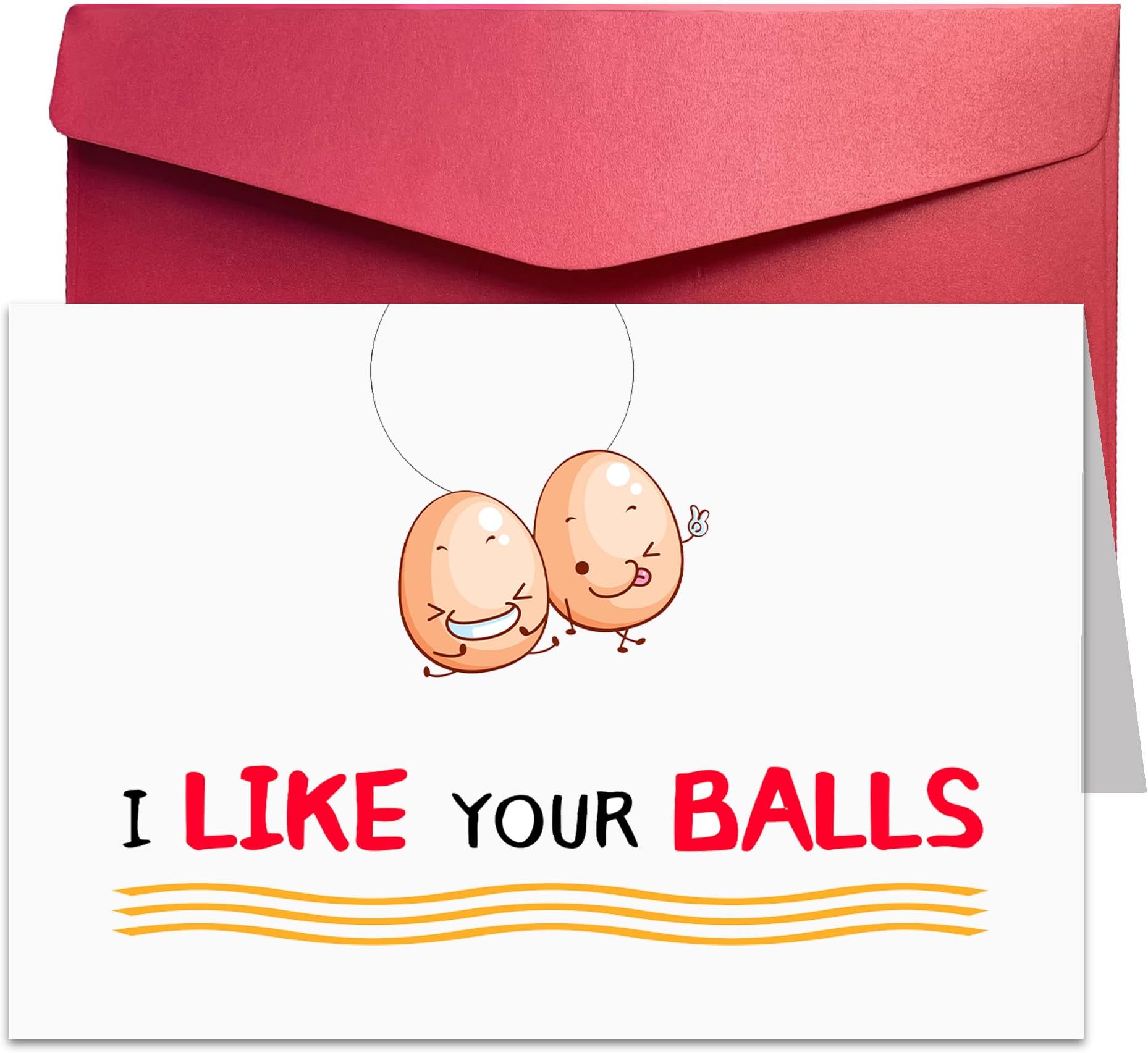 Naughty Christmas Card for Boy friend Husband, Funny Sexy Card for Christmas i like your ass