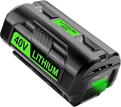 40Volt Replacement for Ryobi 40V Battery Compatible with Ryobi 40 Volt Battery OP4026 OP40601 OP4050A OP4040 OP4030 OP4050 Compatible with 40V Cordless Power Tool
