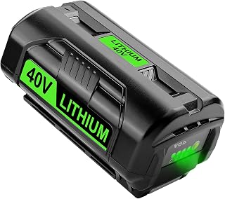 40Volt Replacement for Ryobi 40V Battery Compatible with Ryobi 40 Volt Battery OP4026 OP40601 OP4050A OP4040 OP4030 OP4050 Compatible with 40V Cordless Power Tool