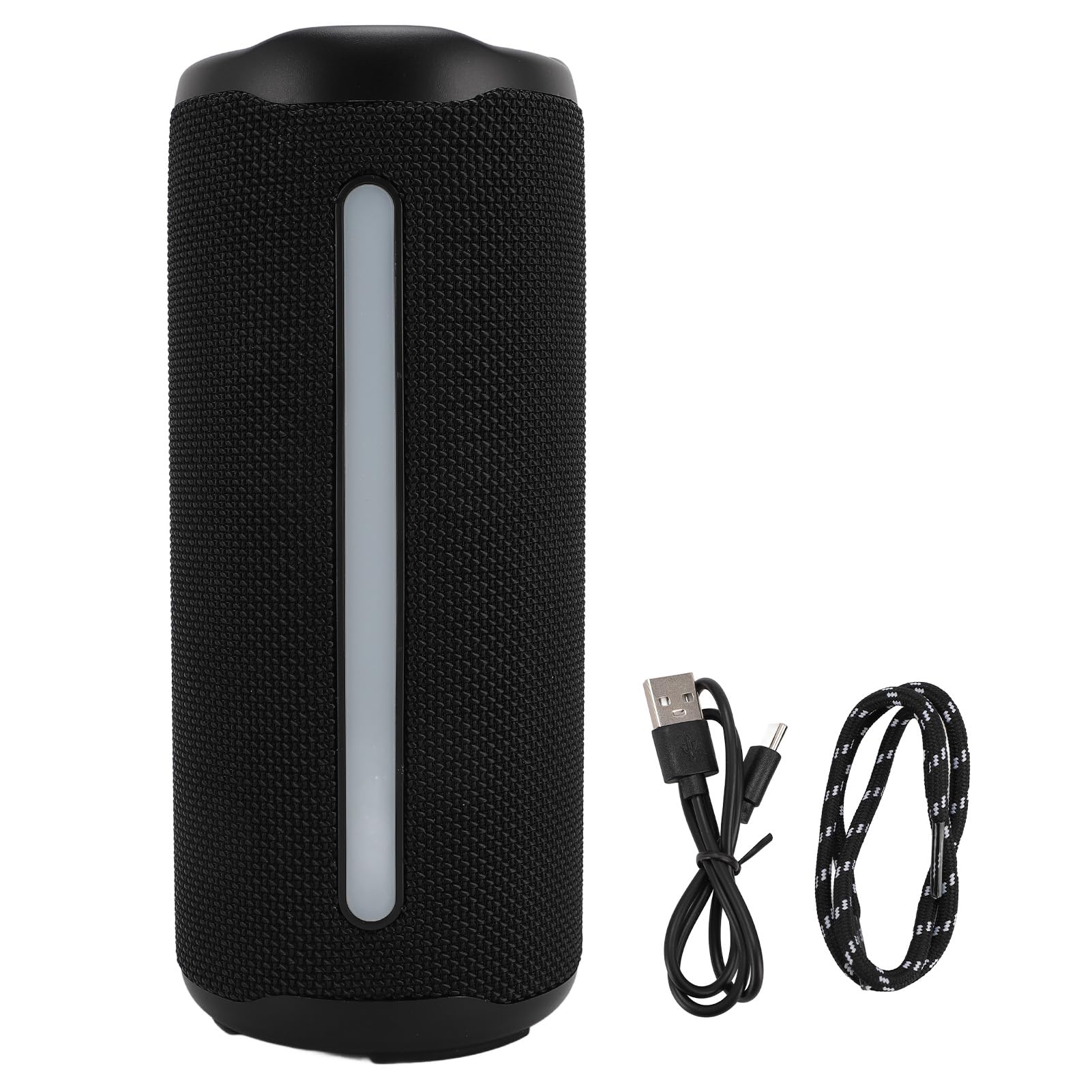 Głośniki Bluetooth, Przenośny Głośnik Stereo WL ze światłem RGB, Wodoodporne Głośniki IPX4 z Bluetooth 5.3, Wbudowany Mikrofon, Obsługa Karty Pamięci 128 GB na imprezę domową na