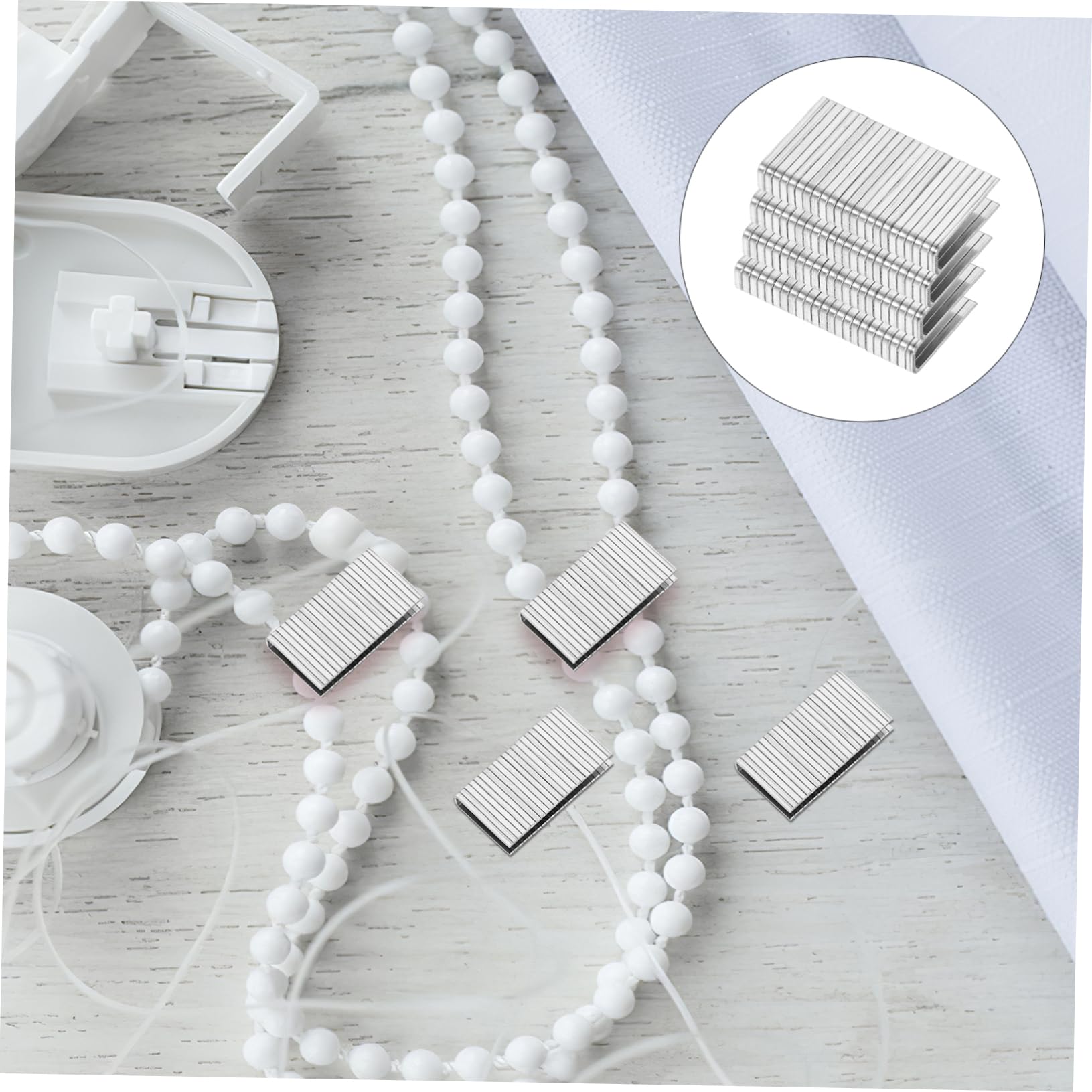 IWOWHERO Shutter Replacement Staples 80pcs Louvers Staples Easy Install Blind Repair Nails