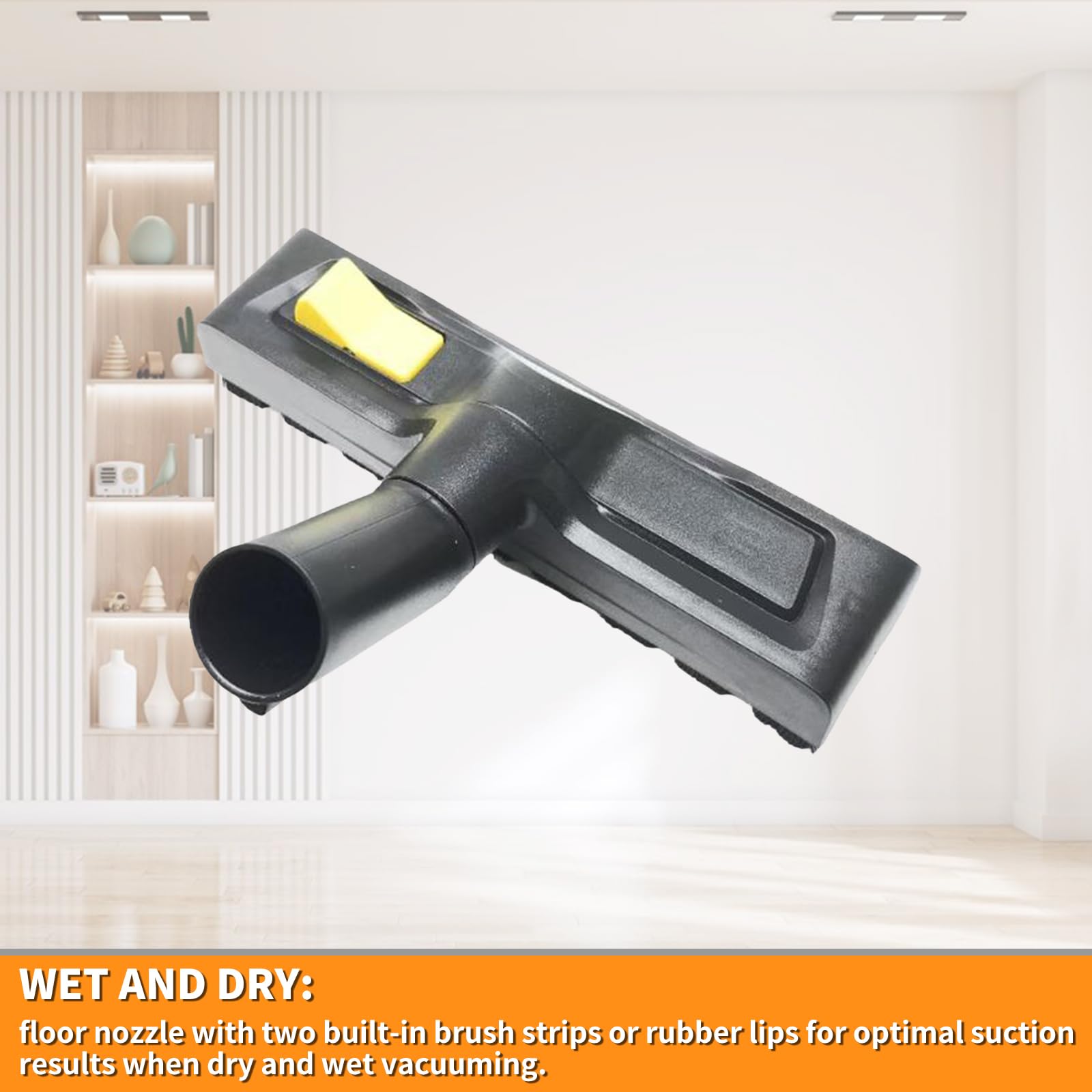 Daaxing 5 stuks stofborstelset voor Karcher MV2 A2004 A2024 WD2 WD3 WD3P DS 5500 stofzuiger, 1 PP-borstel, 1 PP ronde borstel, 1 2-in-1 zuigkop, 1 platte zuigkop, 1 conversie-interface