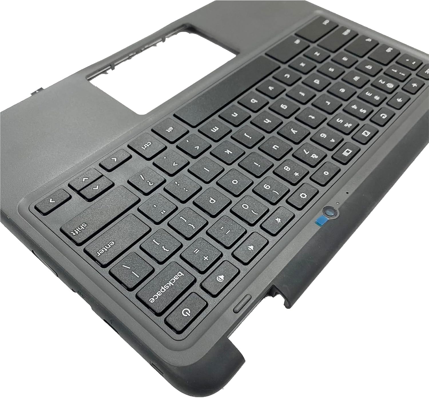 Replacement for Dell Chromebook 3100 2in1 Laptop Upper Top Cover Case Palmrest Keyboard Assembly Part with-Camera 0WFYT5 WFYT5