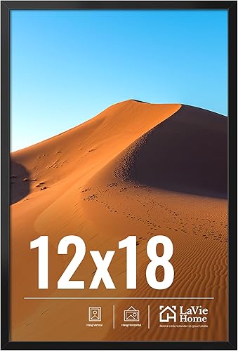 Miniatura 60 de LaVie Home Marco de fotos de 2 x 3, marco de fotos negro de 2 x 3 con plexiglás HD, marco de visualización de 2 x 3, 1 paquete, colección clásica