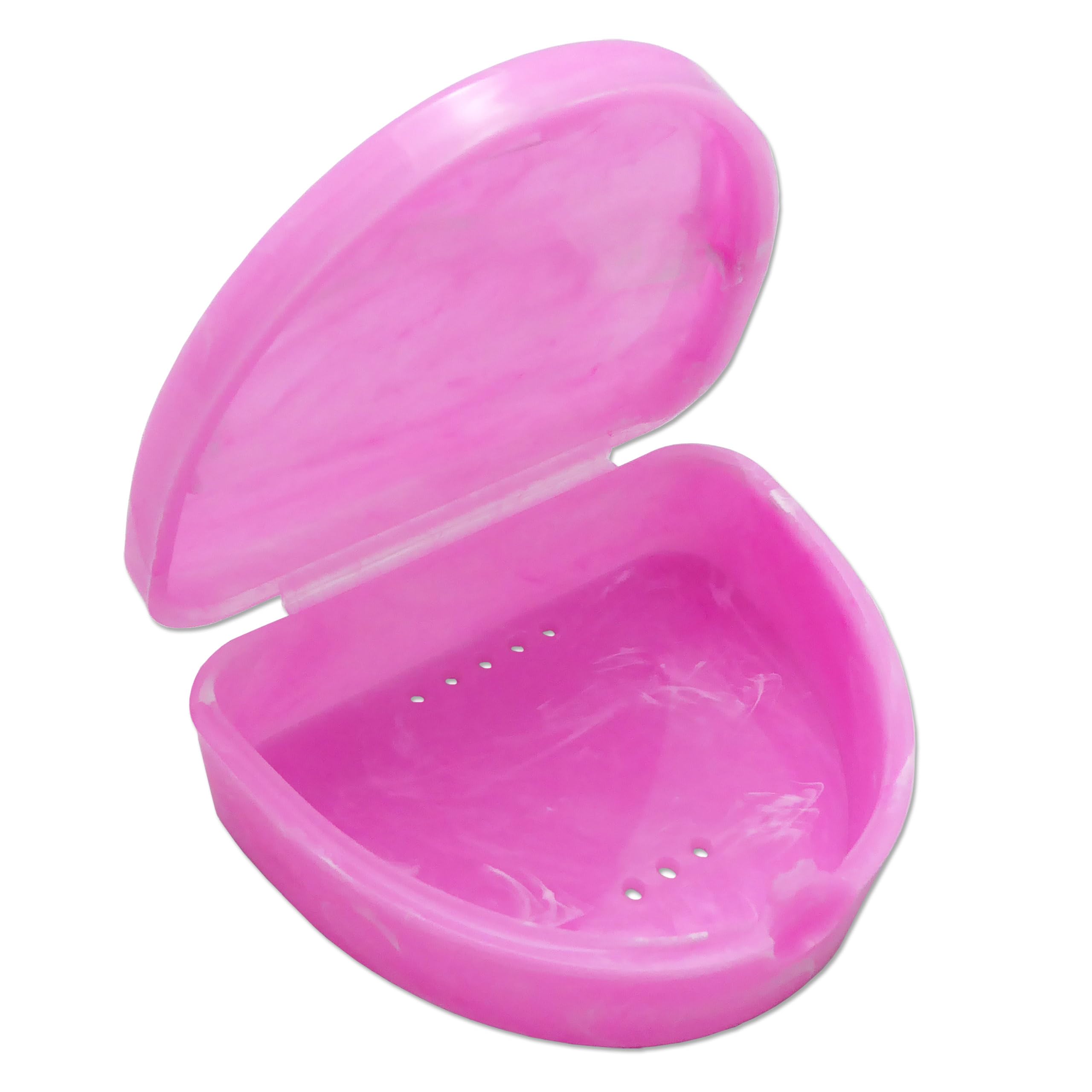 Ortodóncico fundas dentales delgadas mármol retenedores bandejas blanqueamiento dentaduras rosa morado