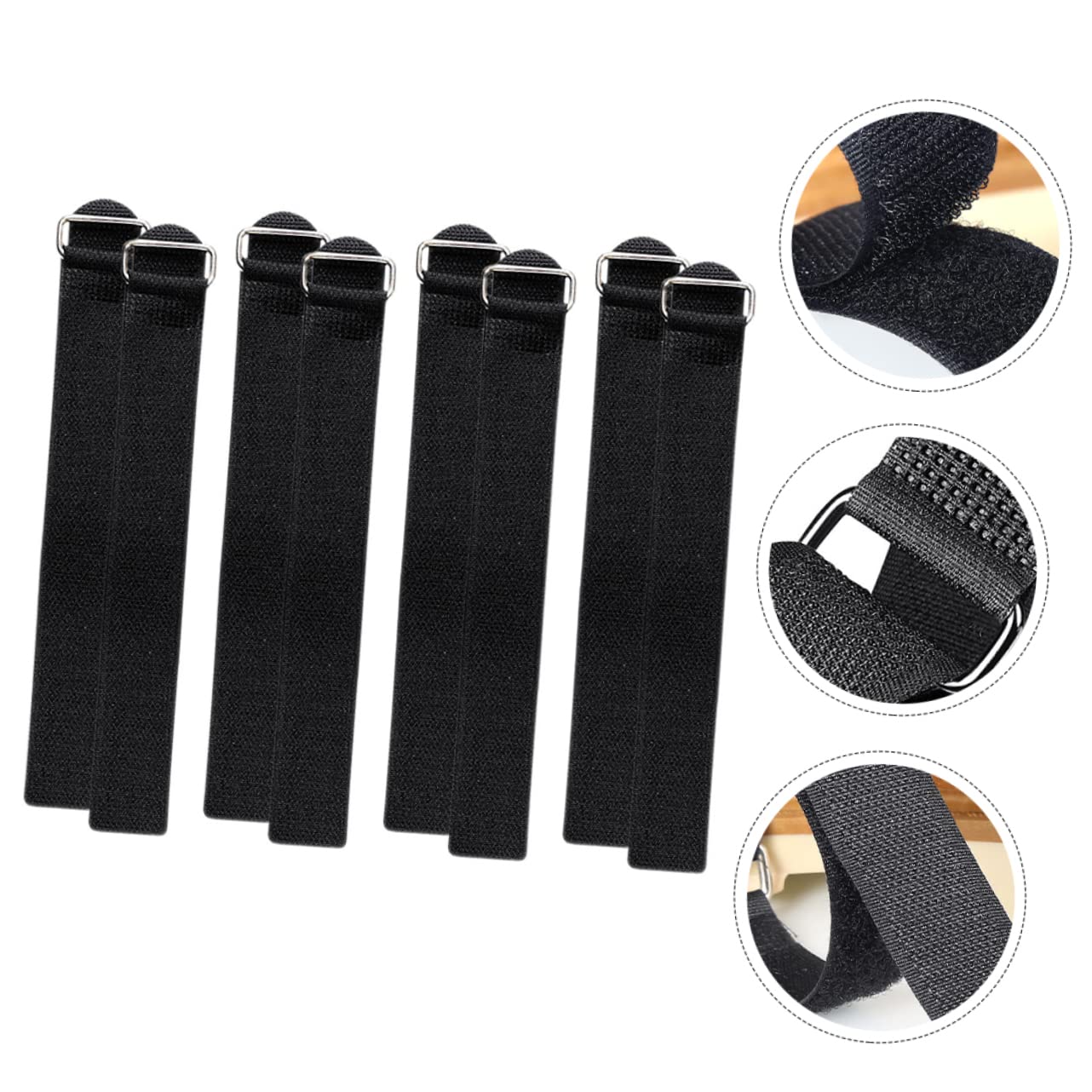 WOFASHPURET 2sets Snow Shoe Spikes Ice Cleats for Boots Mountaineering Ice Grippers Non-Slip Shoes Crampons 4pairs*2