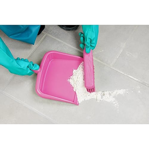 Vista 86 de SPARTA Sartén de mano grande con orificio para colgar, recogedor de plástico resistente con borde ancho para encimeras y superficies, plástico, 10