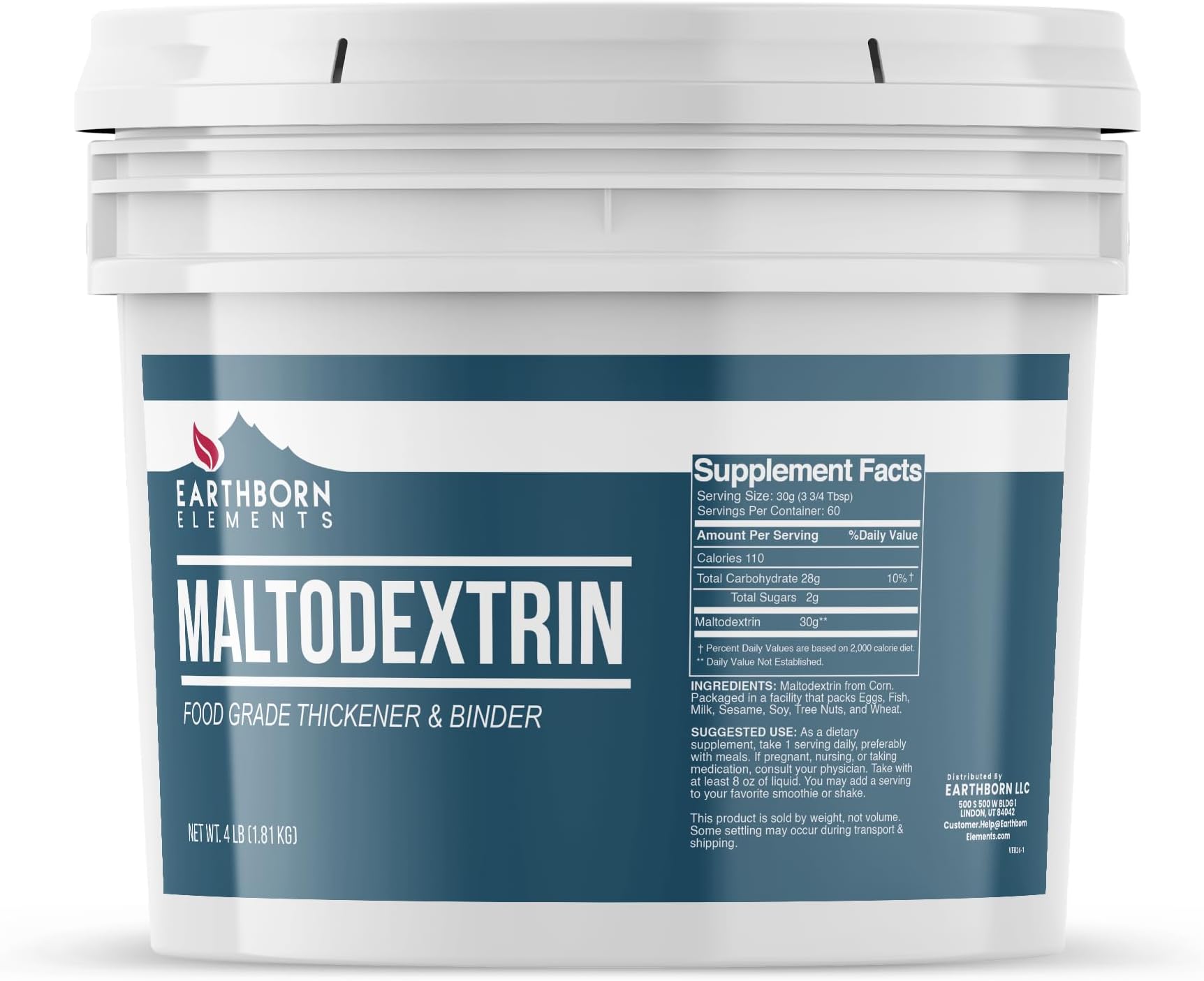 Earthborn Elements, Maltodextrin, 4 Lb