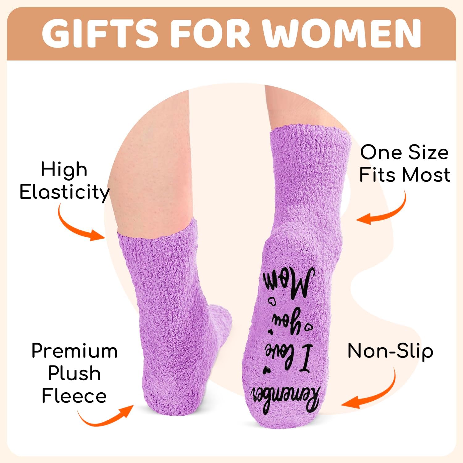 HAPPYPOP Gifts for Her Women - Mothers Day Gifts Socks, Socks for Mom, Mama Socks - Image 5