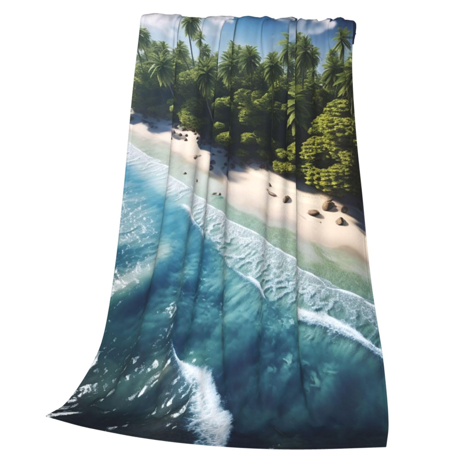 Couverture légère flanelle anti-froid pour canapé et nuits d'été