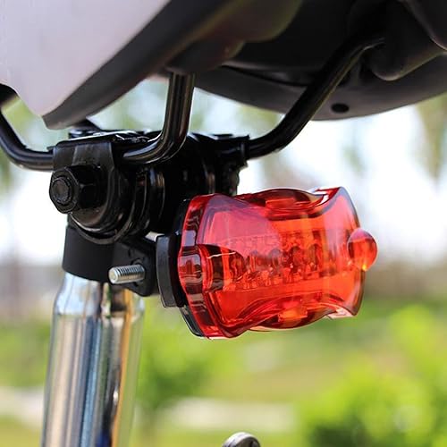 Miniatura 7 de 2Pcs Warning Light Night Cyclings Bikes Rear Warning LED Bikes LED Light