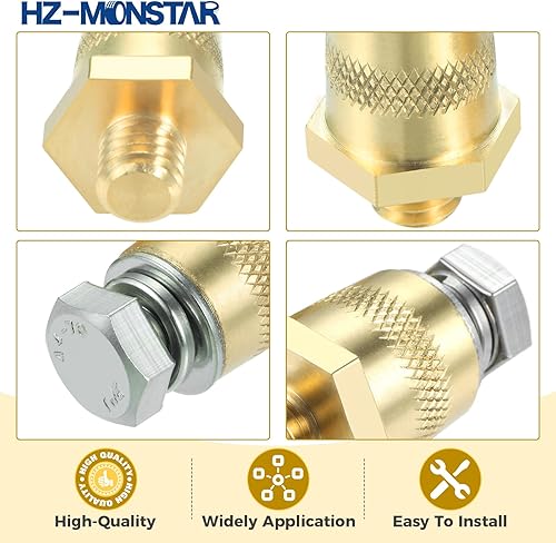 Miniatura 7 de Conectores de terminal de batería, terminales de poste de batería, 38 16 terminal de rosca superior o lateral, adaptador extensor de poste de carga,