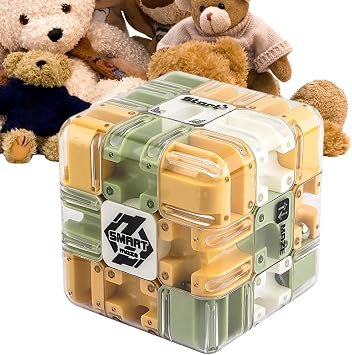 Maze Ball - Interactive 3D Challenge Game | Labyrinth Maze Cube,for Classroom Party School Travel Waiting Room Family Gathering Social Event Holiday Celebration